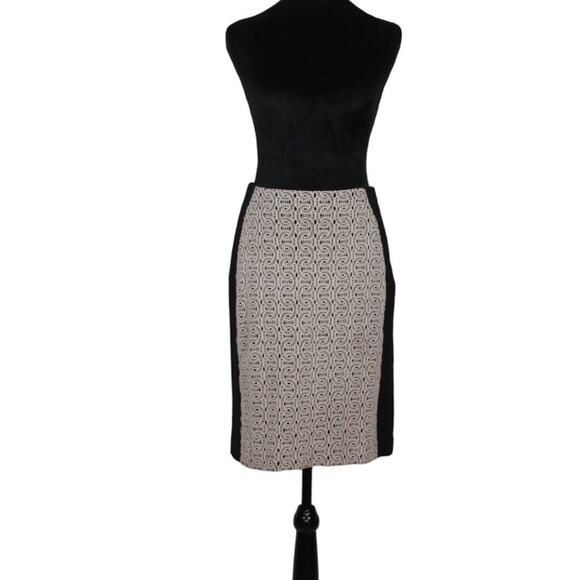 Diane VonFurstenberg Pencil Skirt With Lace Overlay Size 4 - Picture 2 of 10